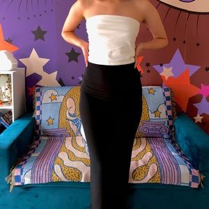 "Across the Universe" maxi bodycon skirt